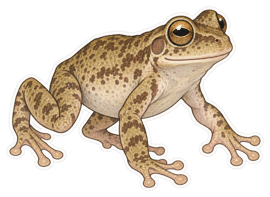 La rainette cubaine (Osteopilus septentrionalis)