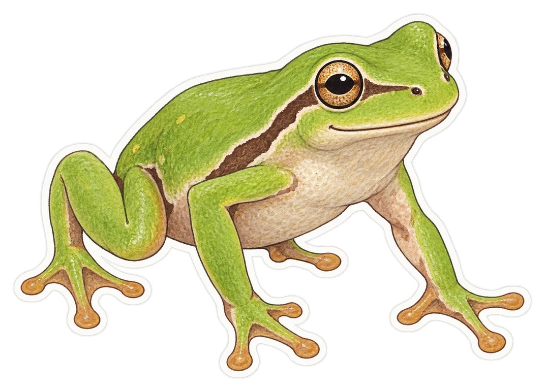 La rainette verte (Hyla arborea)