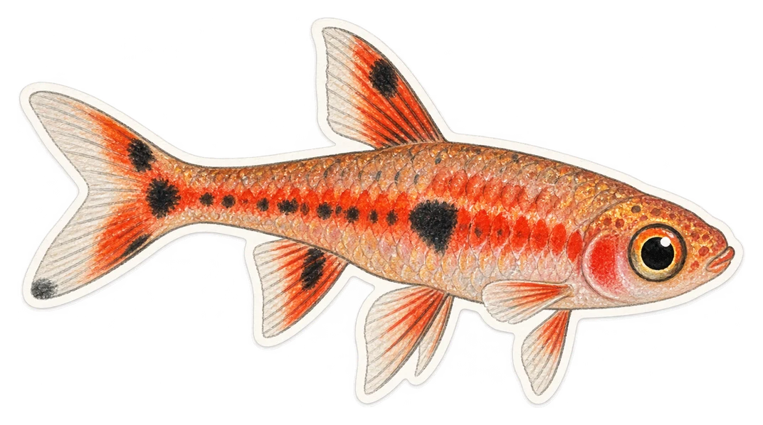 Le rasbora brigittae (Boraras brigittae)