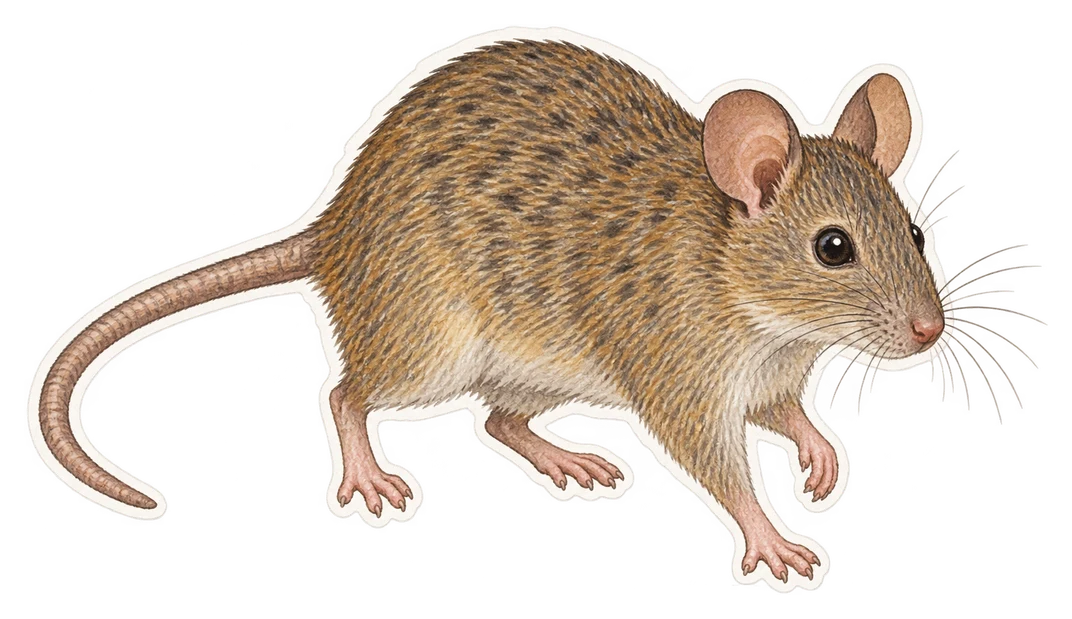 Le rat à mamelles multiples de Natal (Mastomys natalensis)