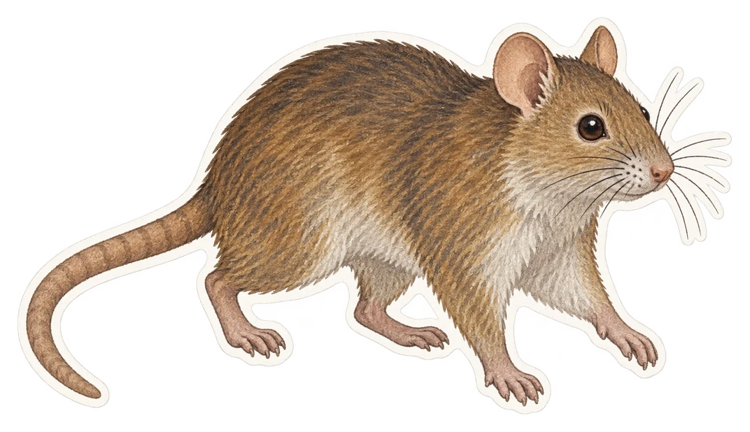Le rat géant de Tenerife (Canariomys bravoi)