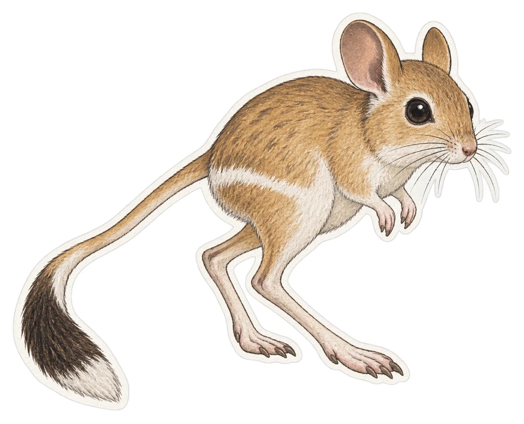 Le rat-kangourou géant (Dipodomys ingens)
