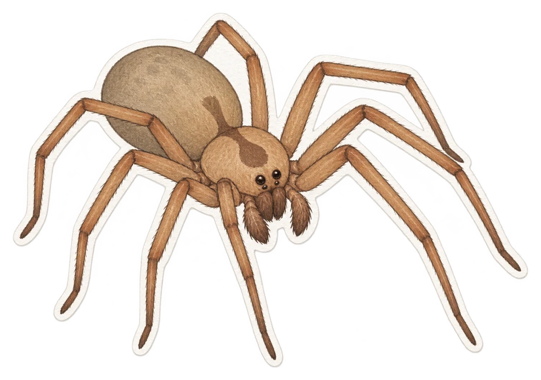 La recluse brune (Loxosceles reclusa)