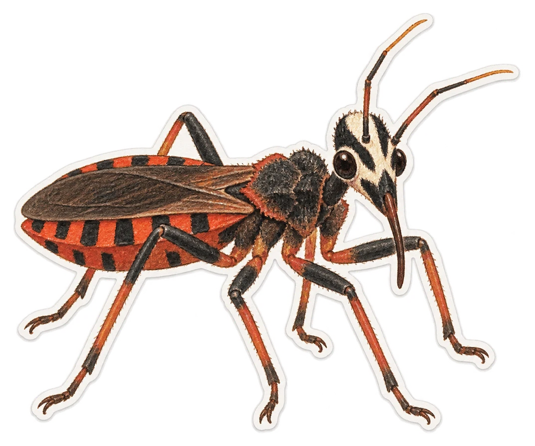 Le réduve masqué (Reduvius personatus)