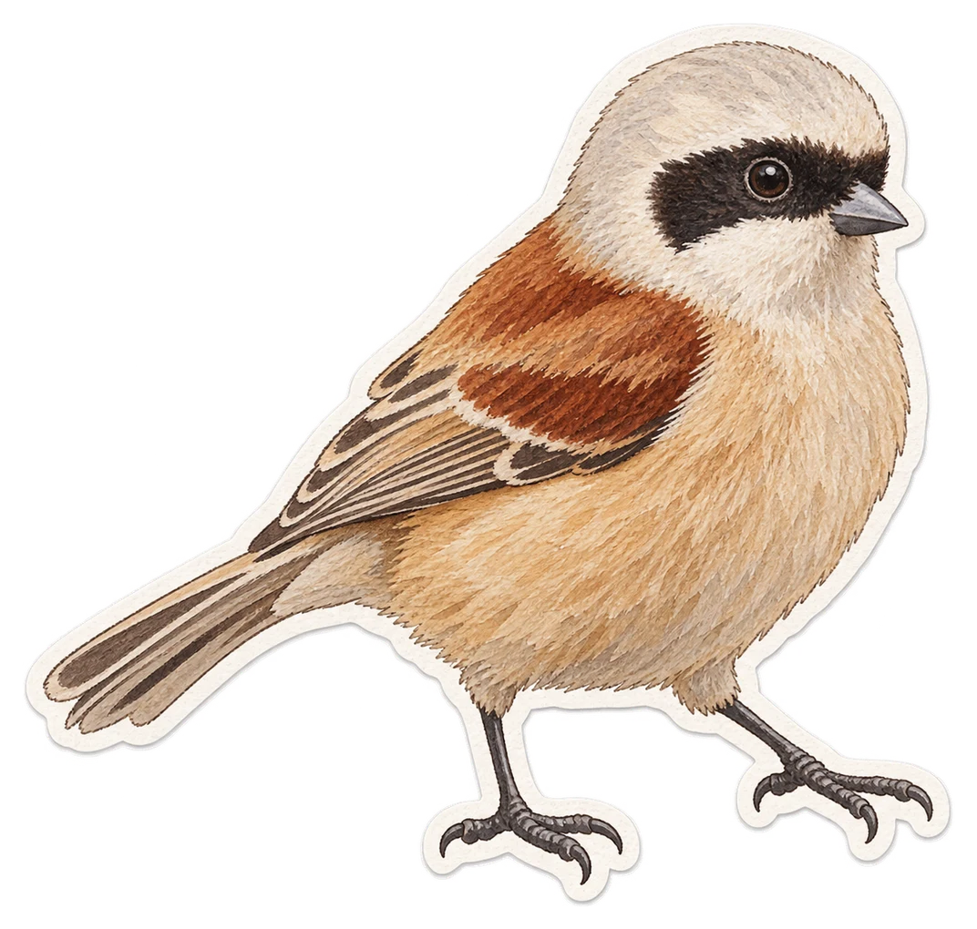 La rémiz penduline (Remiz pendulinus)