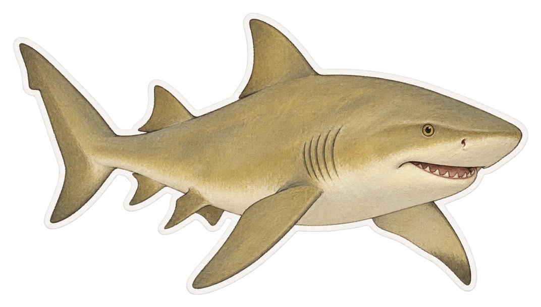 Le requin citron (Negaprion brevirostris)