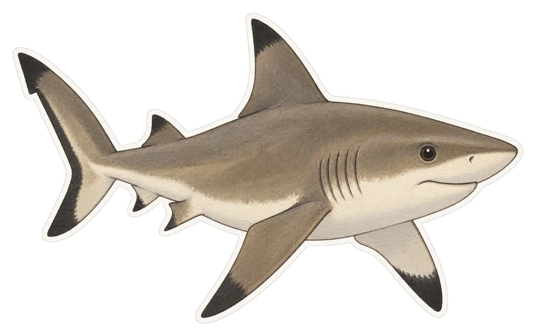 Le requin de Bornéo (Carcharhinus borneensis)