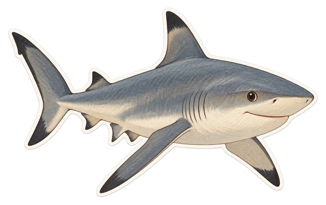 Le requin de récif des Caraïbes (Carcharhinus perezi)