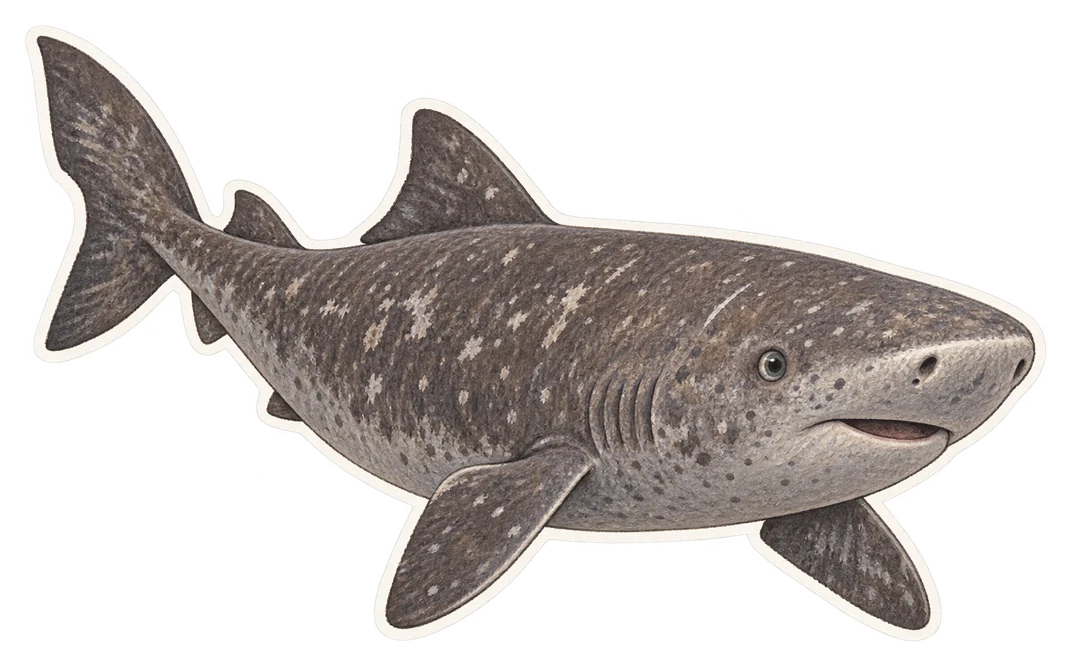 Le requin du Groenland (Somniosus microcephalus)