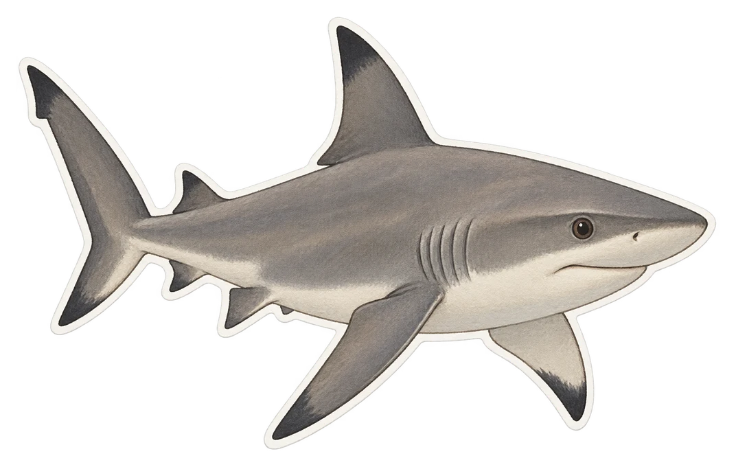 Le requin gris (Carcharhinus plumbeus)