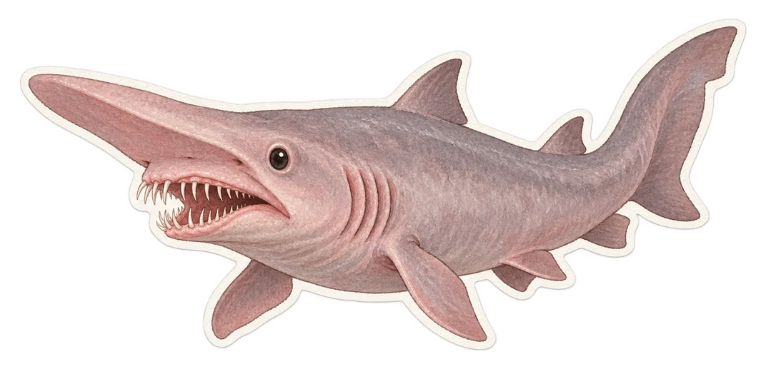 Le requin-lutin (Mitsukurina owstoni)