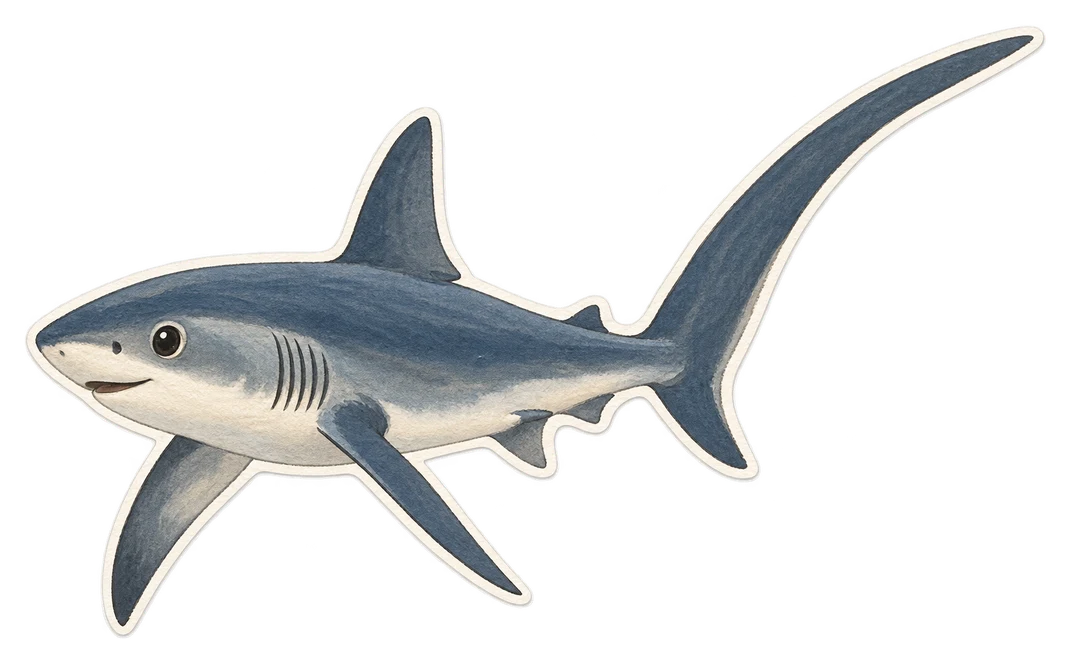 Le requin-renard pélagique (Alopias pelagicus)