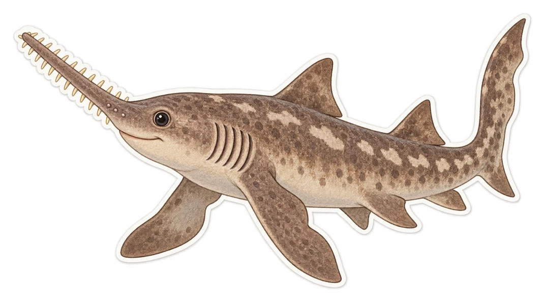Le requin-scie à six branchies (Pliotrema warreni)