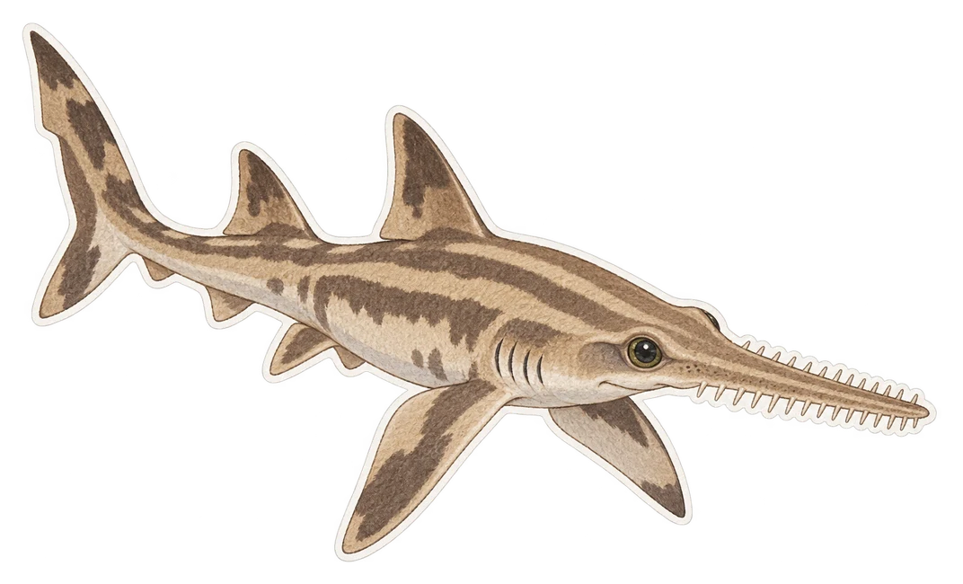 Le requin-scie des Bahamas (Pristiophorus schroederi)