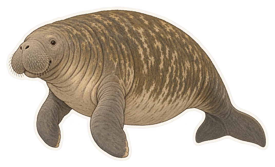 La rhytine de Steller (Hydrodamalis gigas)