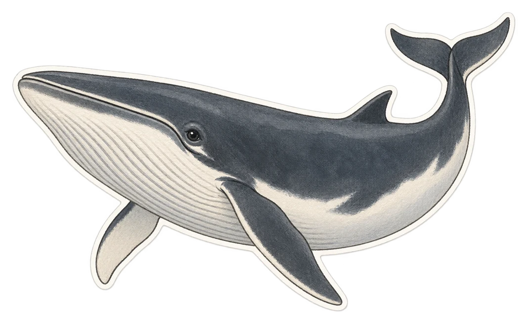 Le rorqual antarctique (Balaenoptera bonaerensis)