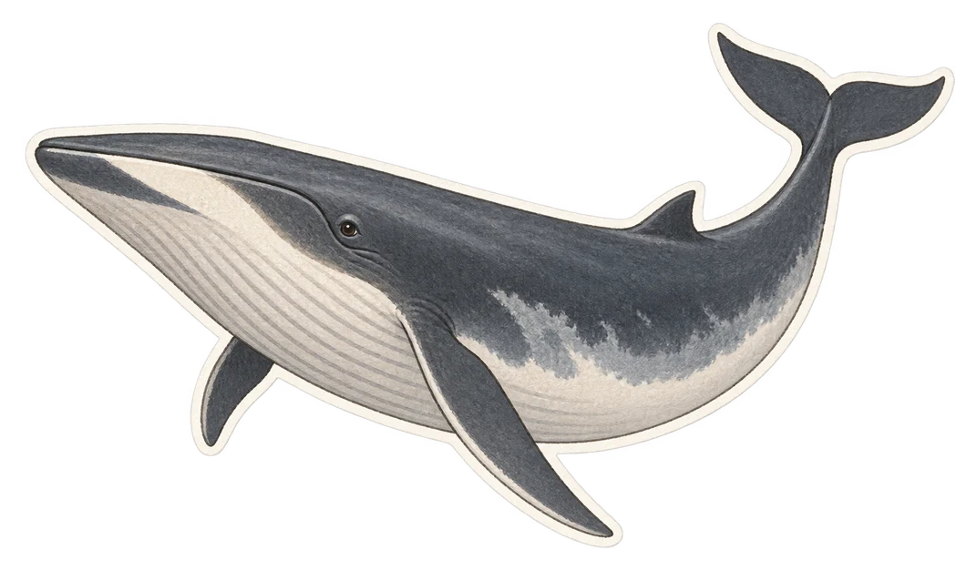 Le rorqual boréal (Balaenoptera borealis)