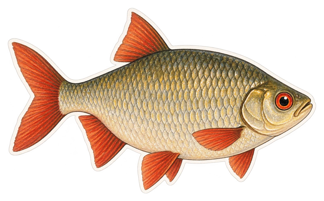 Le rotengle (Scardinius erythrophthalmus)