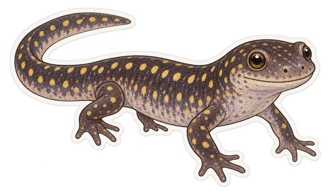 La salamandre de Jefferson (Ambystoma jeffersonianum)