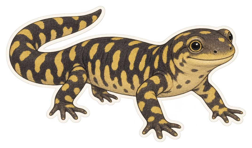 La salamandre tigrée de l’Ouest (Ambystoma mavortium)