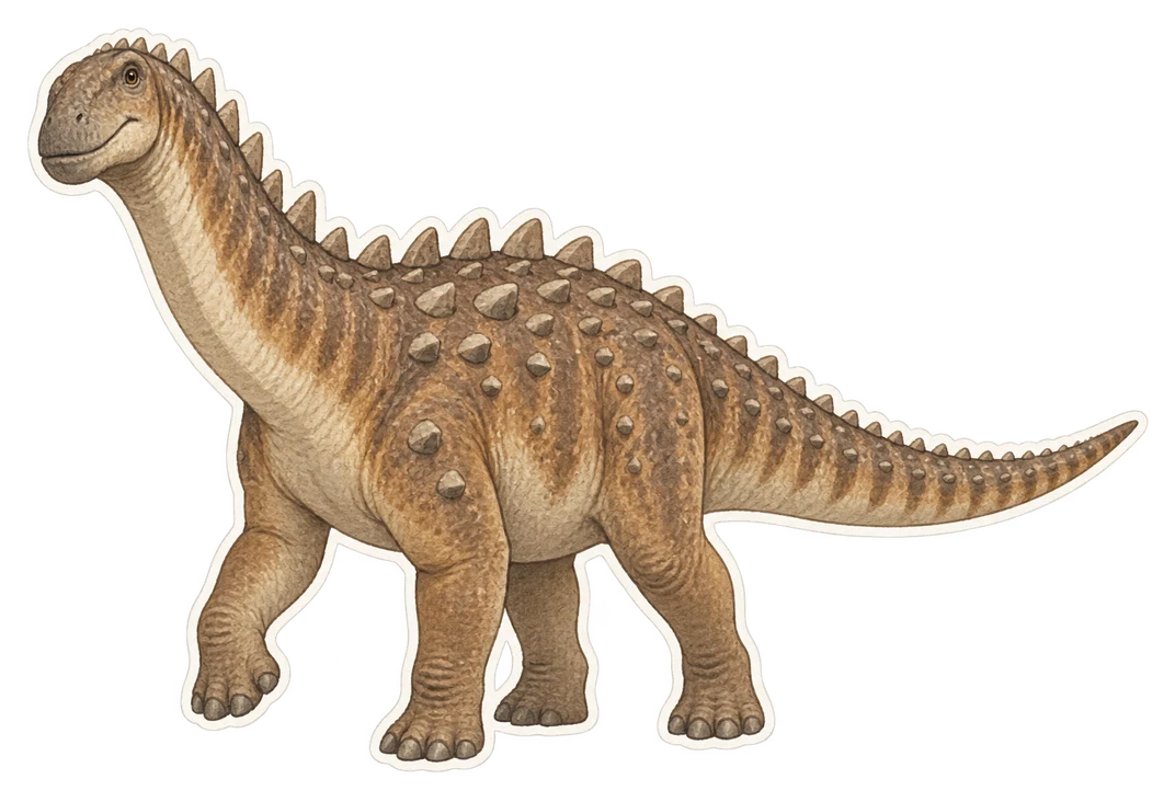 Le saltasaure (Saltasaurus loricatus)