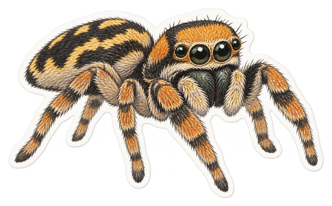 Le saltique doré (Philaeus chrysops)