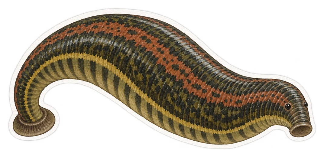 La sangsue médicinale (Hirudo medicinalis)
