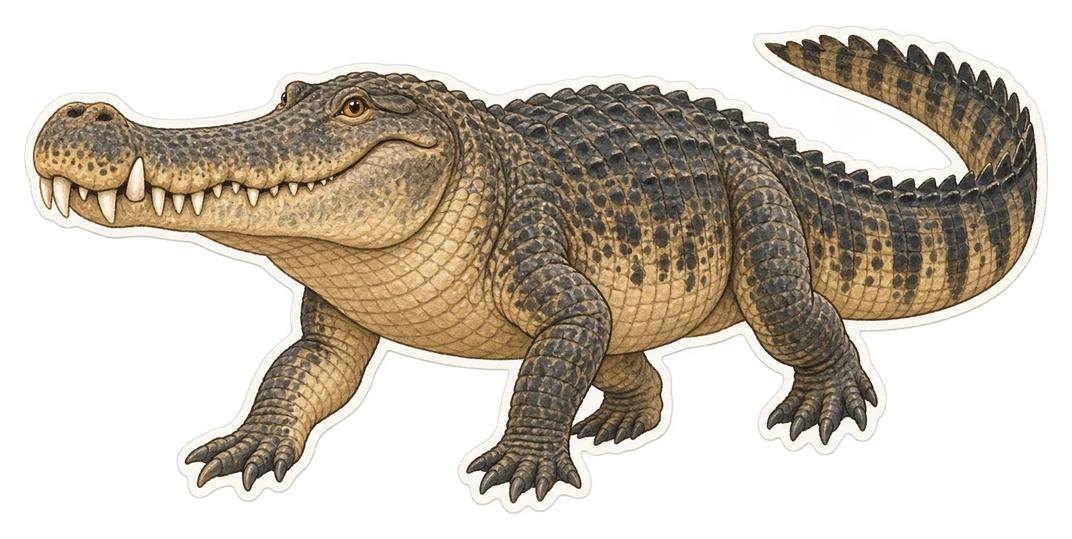 Le sarcosuchus (Sarcosuchus imperator)