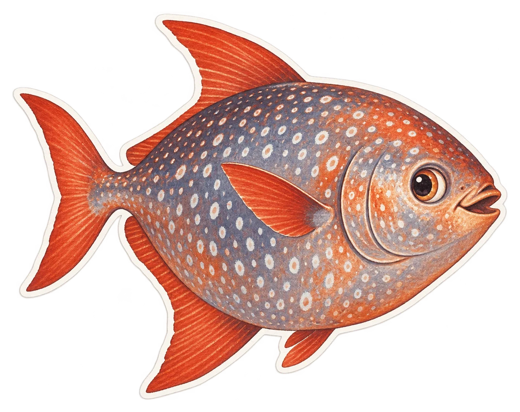 Le saumon des dieux (Lampris guttatus)