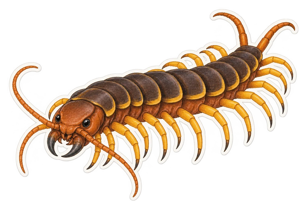 La scolopendre géante d’Amazonie (Scolopendra gigantea)
