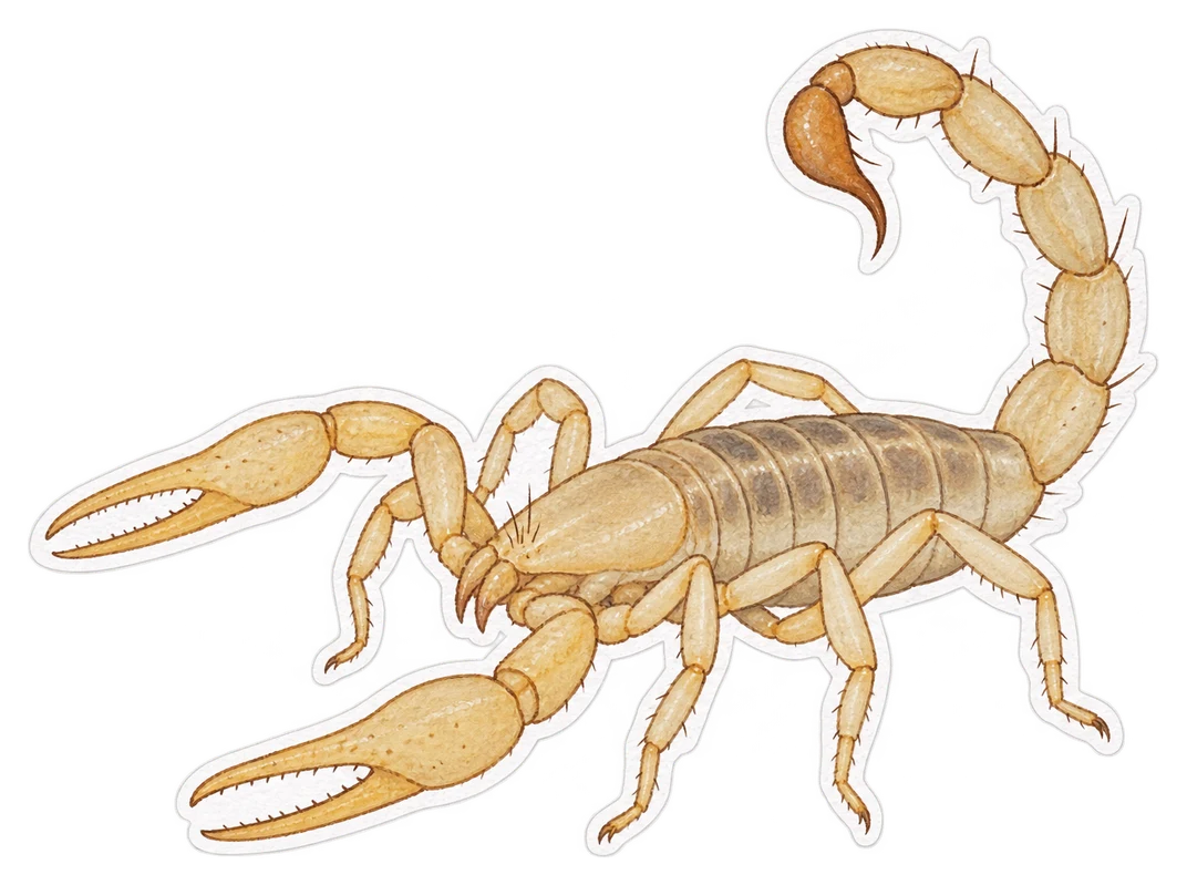Le scorpion aveugle des Pyrénées (Belisarius xambeui)