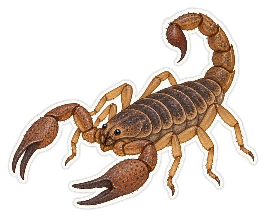Le scorpion des Carpates (Euscorpius carpathicus)