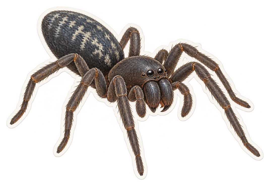 La ségestrie florentine (Segestria florentina)