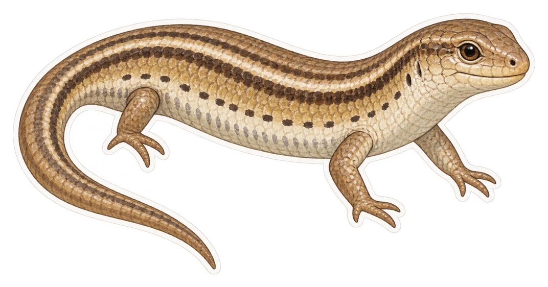 Le seps tridactyle (Chalcides chalcides)