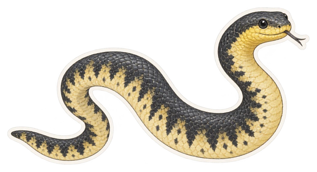 Le serpent marin à bec (Hydrophis schistosus)