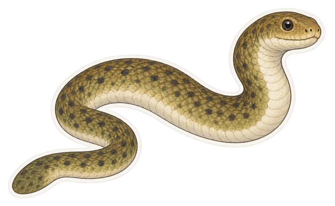 Le serpent marin olive (Aipysurus laevis)