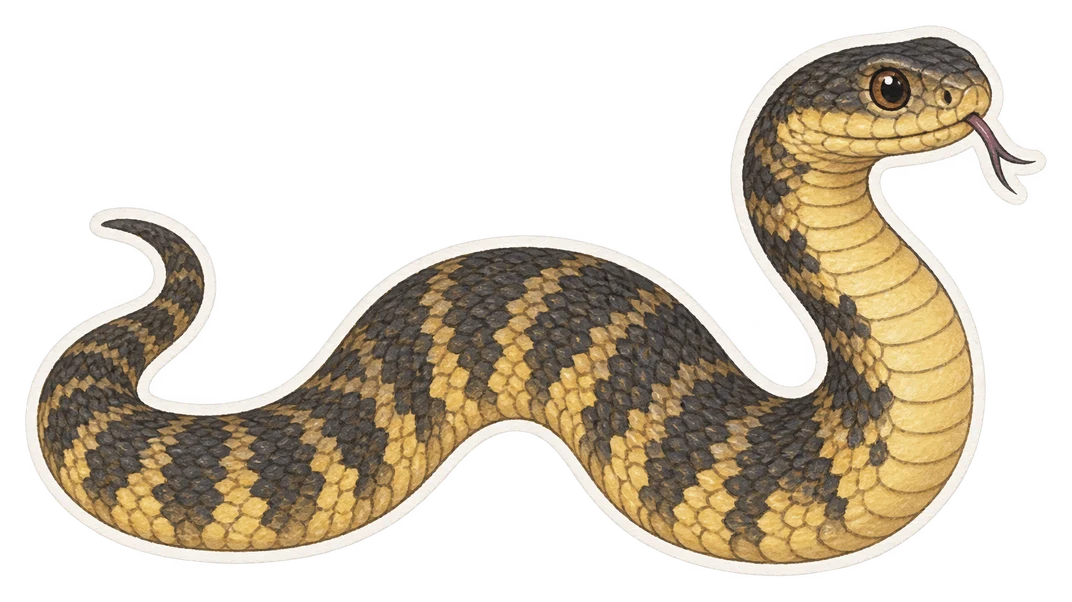Serpent tigre