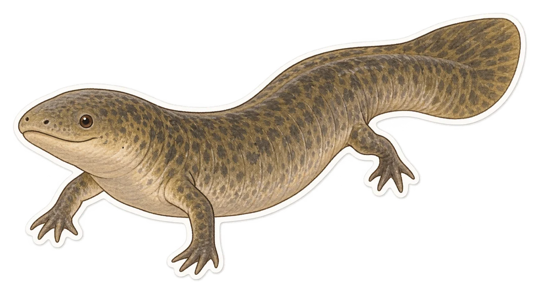 La sirène majeure (Siren lacertina)