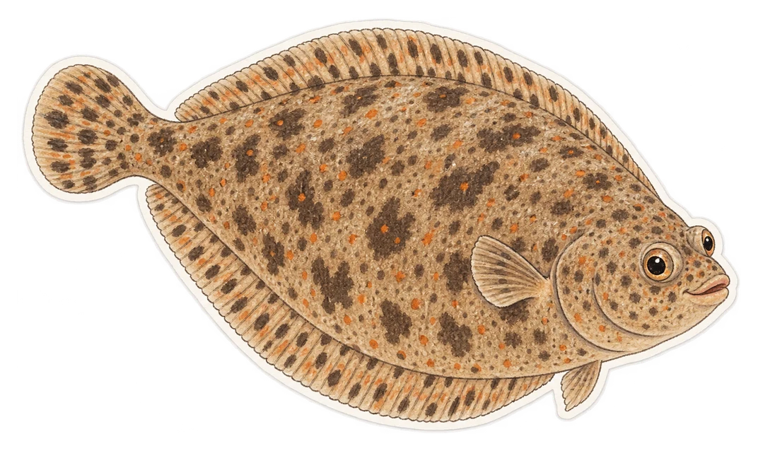La sole-perdrix (Microchirus variegatus)