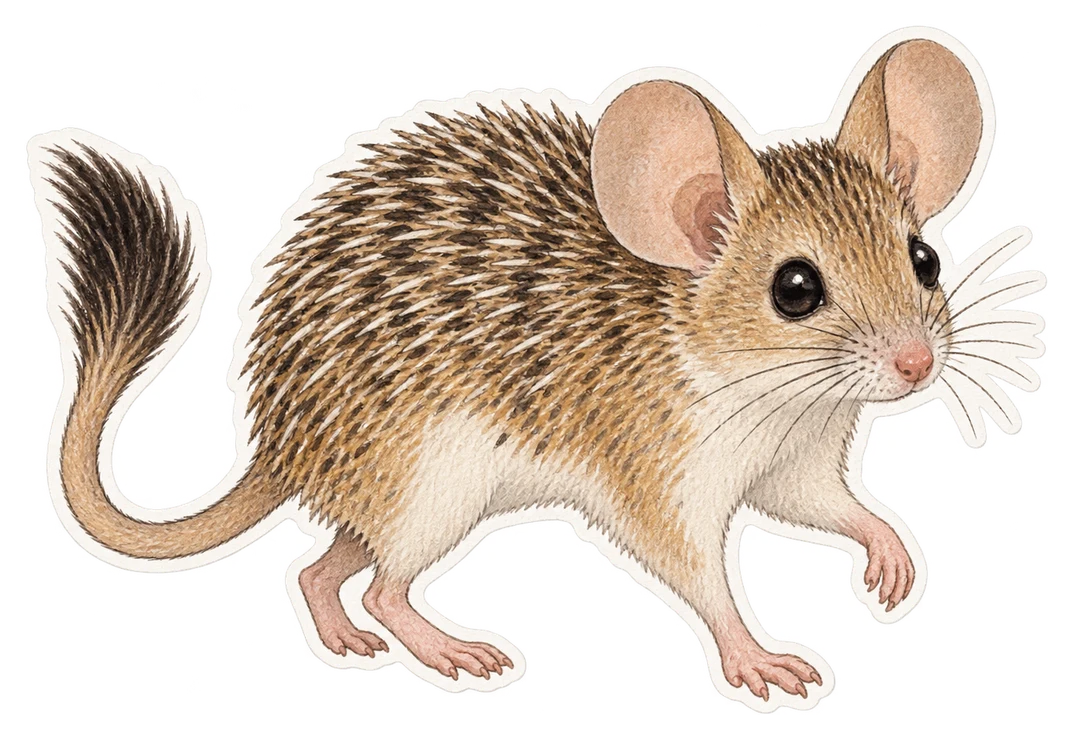La souris épineuse du Caire (Acomys cahirinus)
