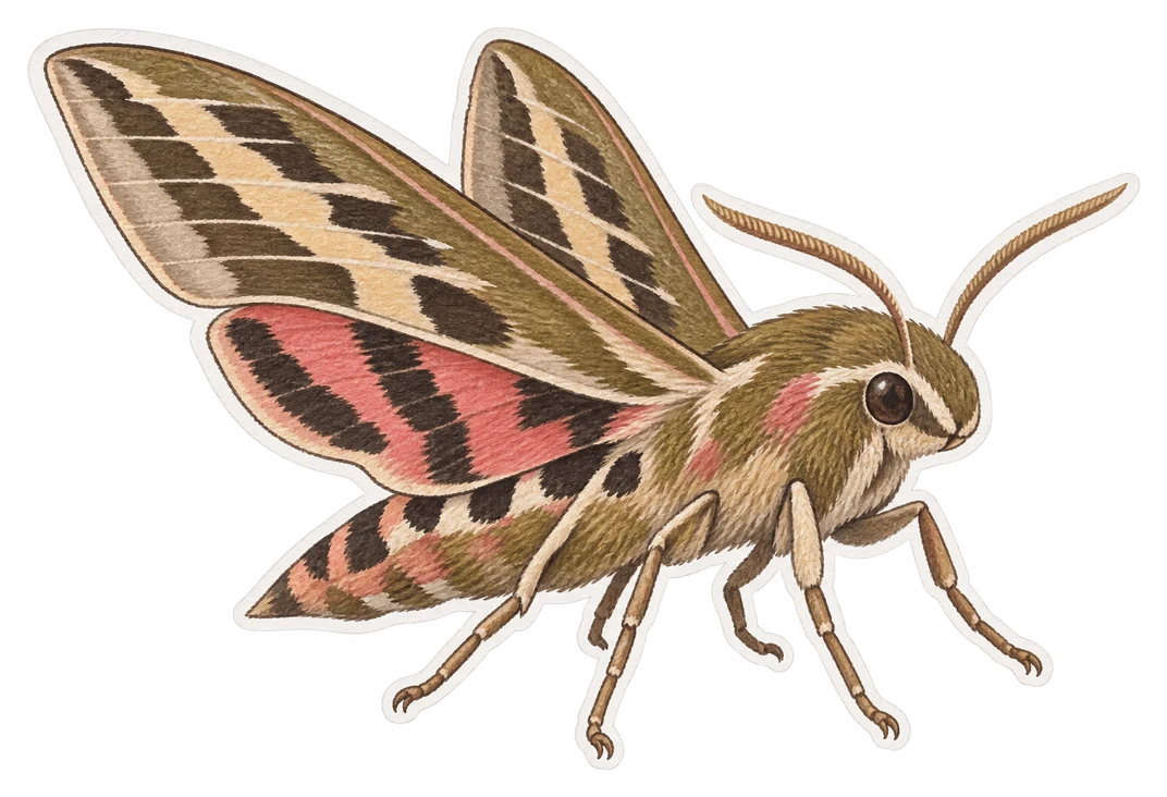 Le sphinx de l’euphorbe (Hyles euphorbiae)