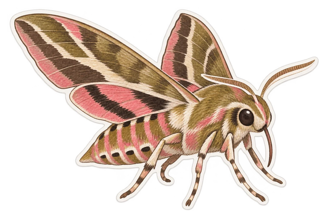 Le sphinx du gaillet (Hyles gallii)