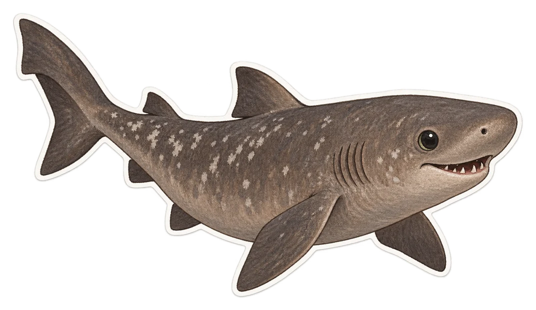 Le squale liche (Dalatias licha)
