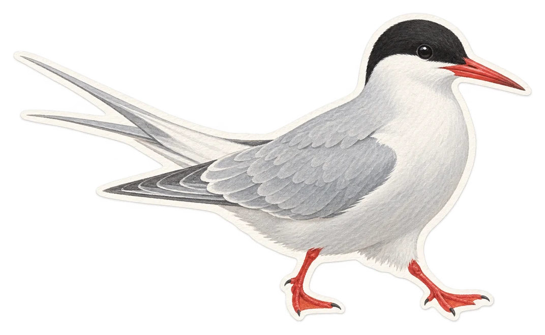 La sterne arctique (Sterna paradisaea)