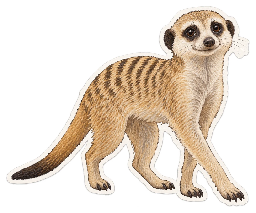 Le suricate (Suricata suricatta)
