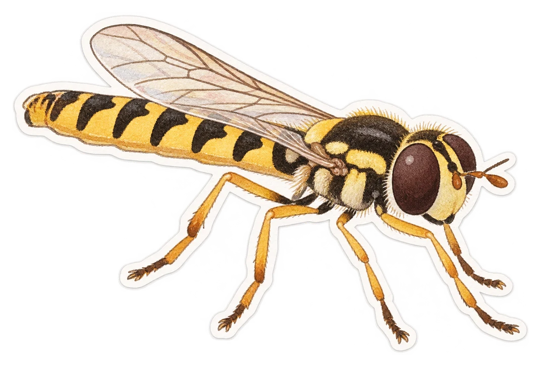 Le syrphe porte-plume (Sphaerophoria scripta)