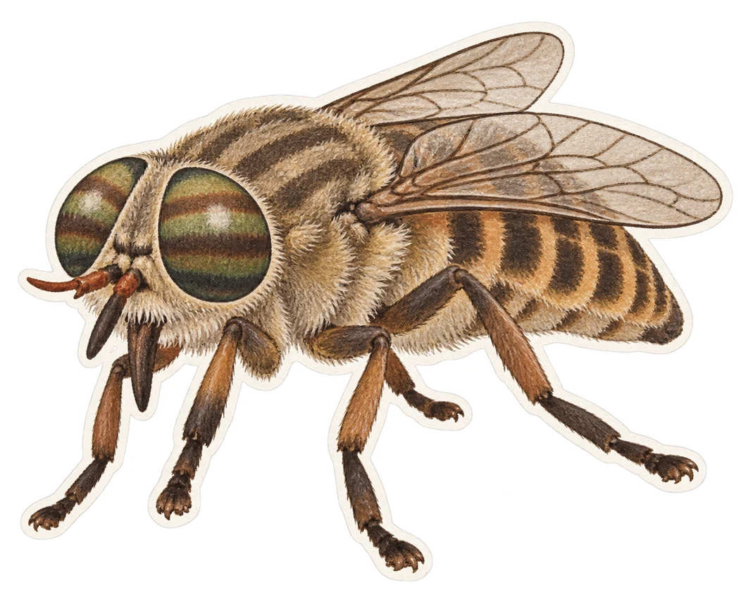 Le taon des bœufs (Tabanus bovinus)