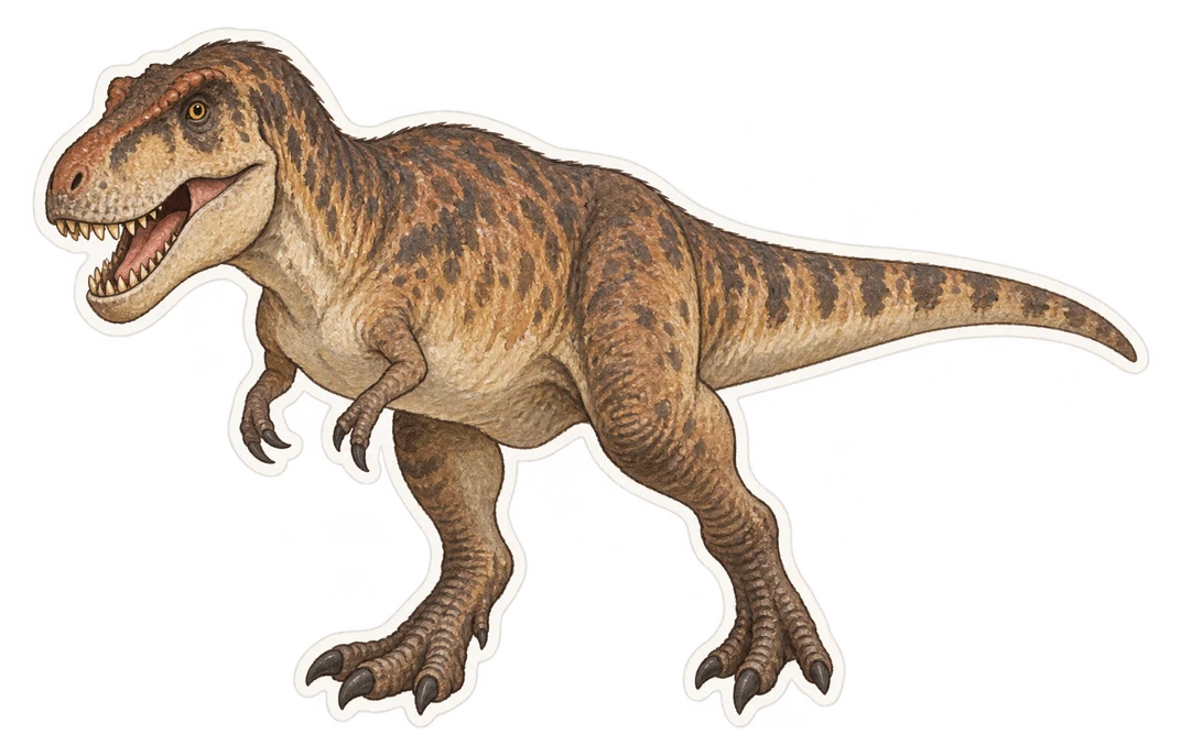 Le tarbosaure (Tarbosaurus bataar)