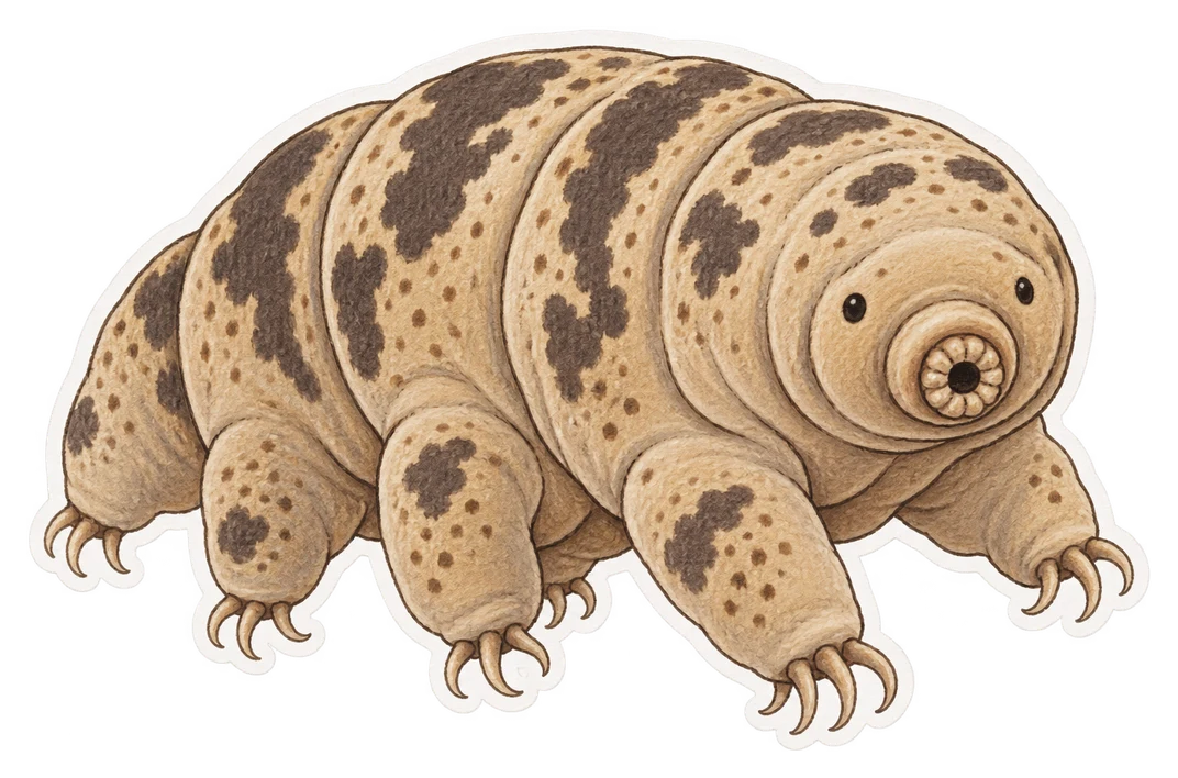 Le tardigrade de Ramazzottius (Ramazzottius varieornatus)