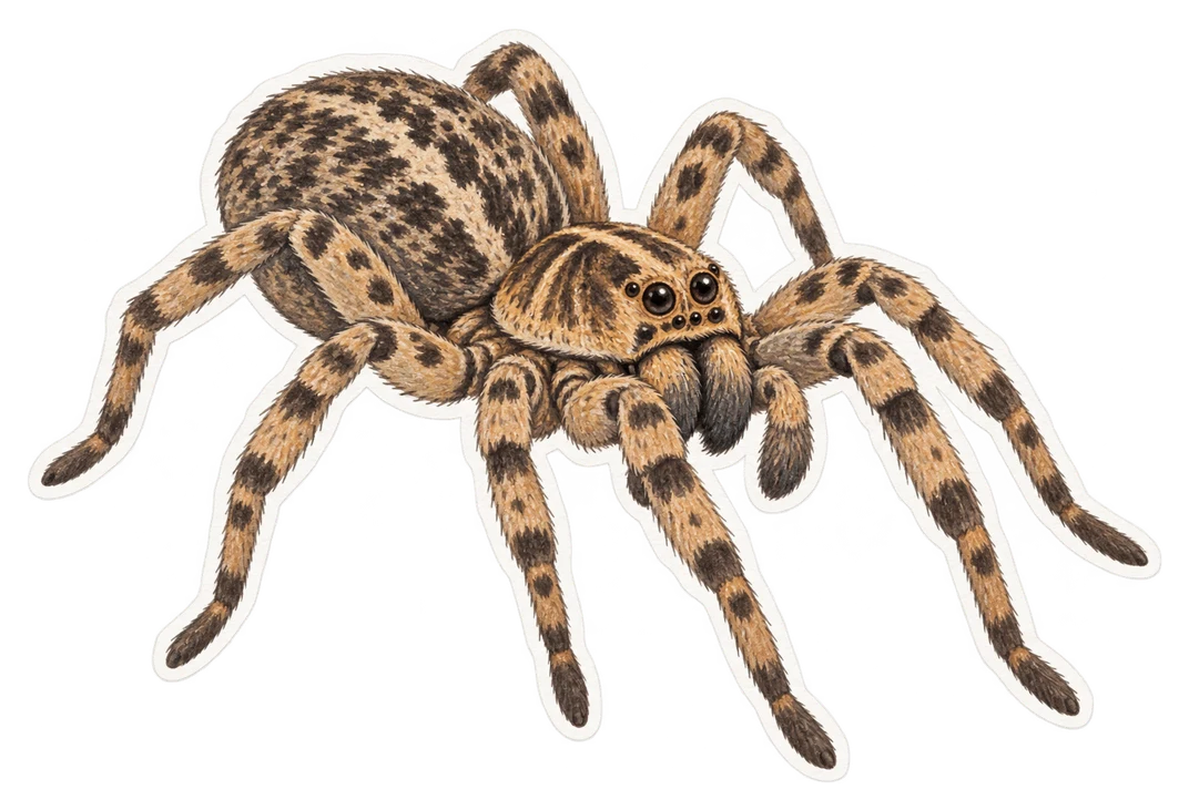 La tarentule de Narbonne (Lycosa tarantula)